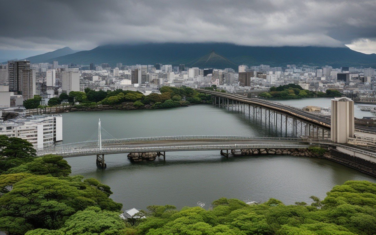Scenic view of Kanagawa, Japan